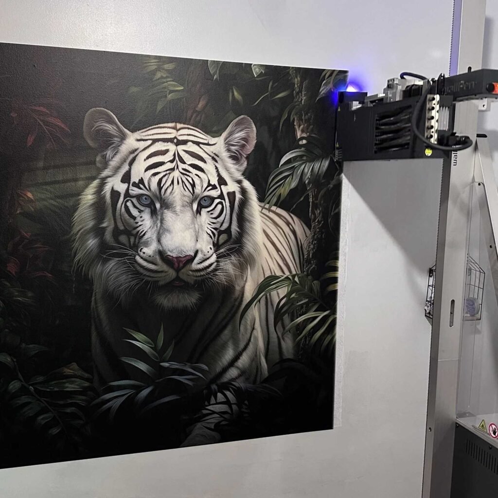 Knoxville Wall Printers - White Tiger